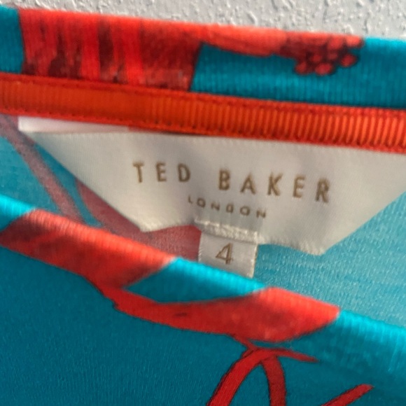 Ted Baker Floral Teal Top - Picture 3 of 4